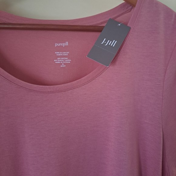 Pure Jill J Jill ballet sleeve tunic terracotta Sx XL - Picture 8 of 10